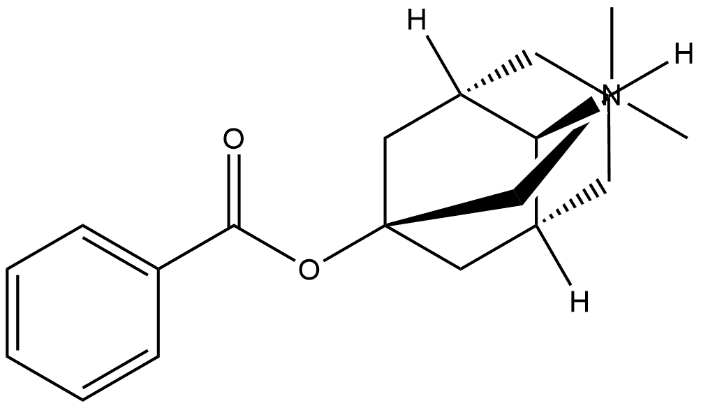Tricyclo[3.3.1.13,7]decan-1-ol, 4-(dimethylamino)-, benzoate (ester), (1α,3α,4β,5β,7α)- (9CI) Structural