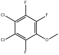 Benzene, 1,2-dichloro-3,4,6-trifluoro-5-methoxy- Structural