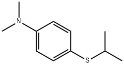 Benzenamine, N,N-dimethyl-4-[(1-methylethyl)thio]- Structural