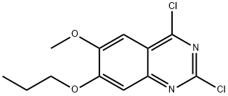 Quinazoline, 2,4-dichloro-6-methoxy-7-propoxy- Structural