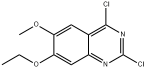 Quinazoline, 2,4-dichloro-7-ethoxy-6-methoxy- Structural