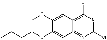 Quinazoline, 7-butoxy-2,4-dichloro-6-methoxy- Structural