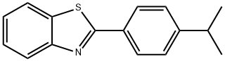 Benzothiazole, 2-[4-(1-methylethyl)phenyl]- Structural