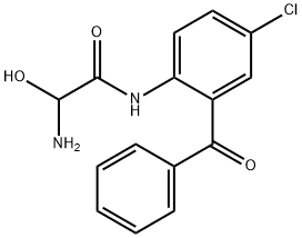 Acetamide, 2-amino-N-(2-benzoyl-4-chlorophenyl)-2-hydroxy- Structural