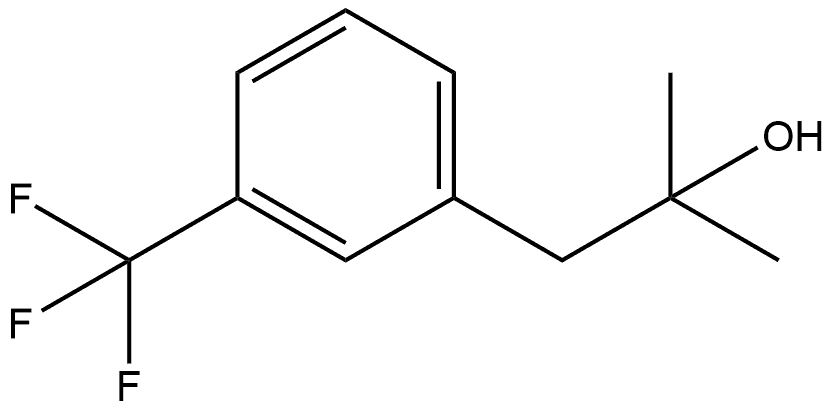 Benzeneethanol, α,α-dimethyl-3-(trifluoromethyl)- Structural