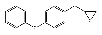 Oxirane, 2-[(4-phenoxyphenyl)methyl]- Structural