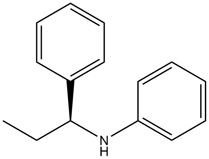 Benzenemethanamine, α-ethyl-N-phenyl-, (αS)- Structural