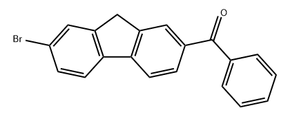 Methanone, (7-bromo-9H-fluoren-2-yl)phenyl- Structural