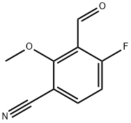 Benzonitrile, 4-fluoro-3-formyl-2-methoxy- Structural