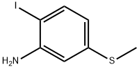 Benzenamine, 2-iodo-5-(methylthio)- Structural