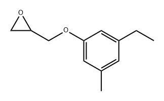 Oxirane, 2-[(3-ethyl-5-methylphenoxy)methyl]- Structural