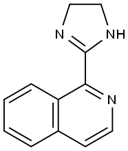 Isoquinoline, 1-(4,5-dihydro-1H-imidazol-2-yl)- Structural