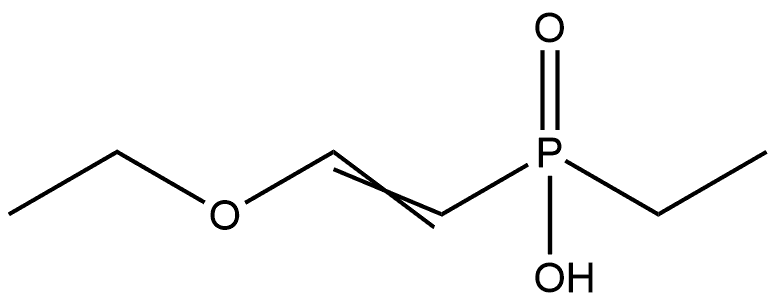 Phosphinic acid, (2-ethoxyethenyl)ethyl- (9CI) Structural
