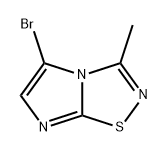 Imidazo[1,2-d]-1,2,4-thiadiazole, 5-bromo-3-methyl- Structural