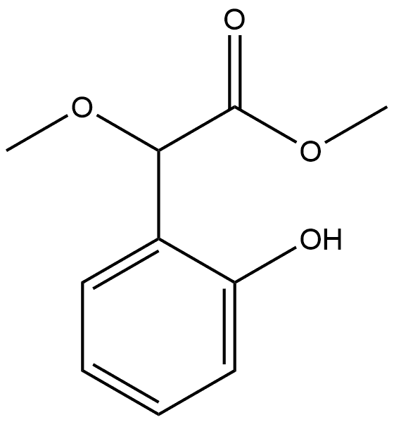 methyl 2-(2-hydroxyphenyl)-2-methoxyacetate Structural