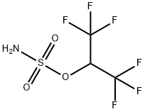 Sulfamic acid, 2,2,2-trifluoro-1-(trifluoromethyl)ethyl ester Structural