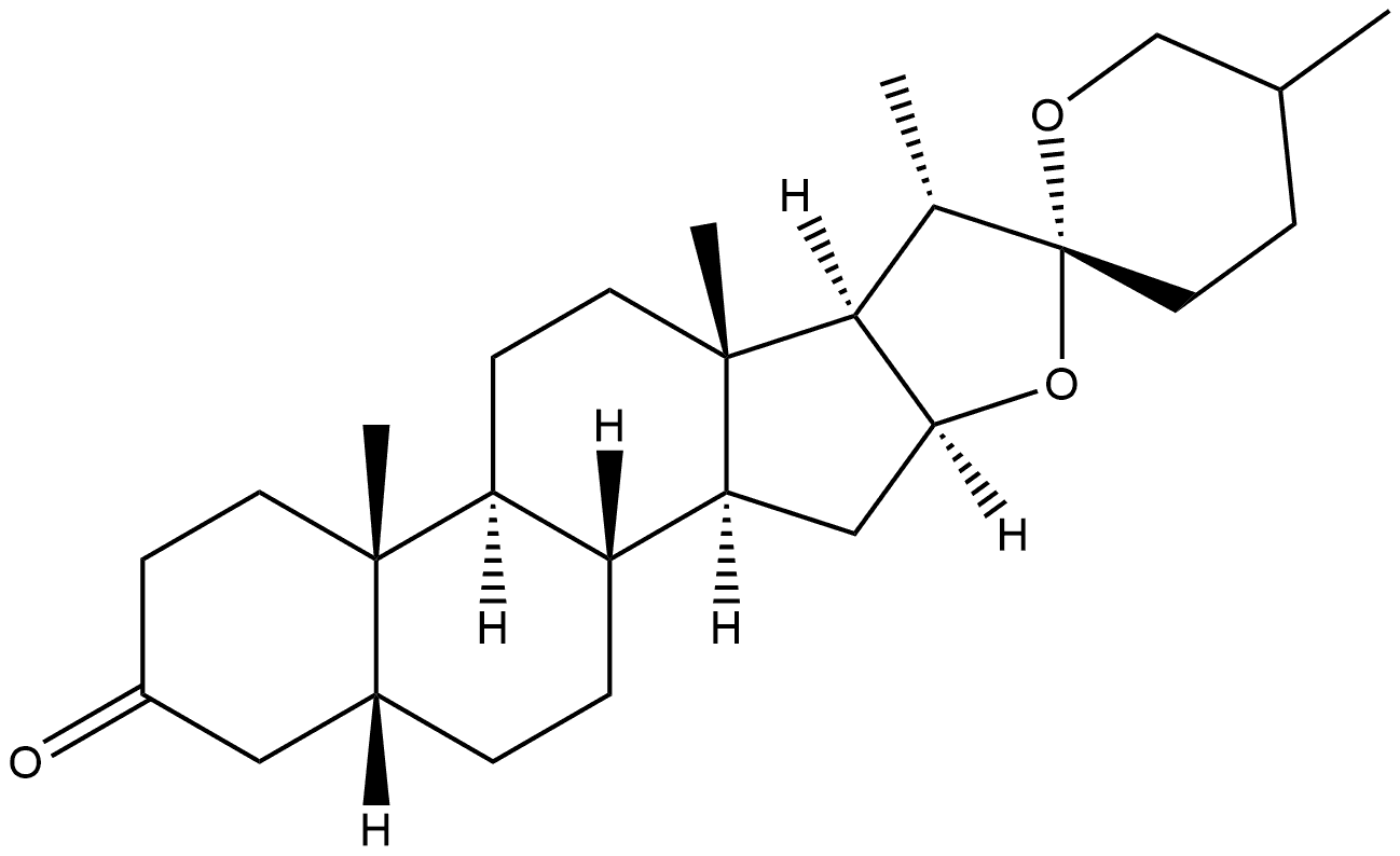 Spirostan-3-one, (5β)- (9CI) Structural