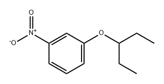Benzene, 1-(1-ethylpropoxy)-3-nitro- Structural