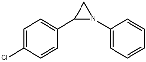 Aziridine, 2-(4-chlorophenyl)-1-phenyl- Structural