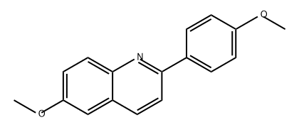 Quinoline, 6-methoxy-2-(4-methoxyphenyl)- Structural