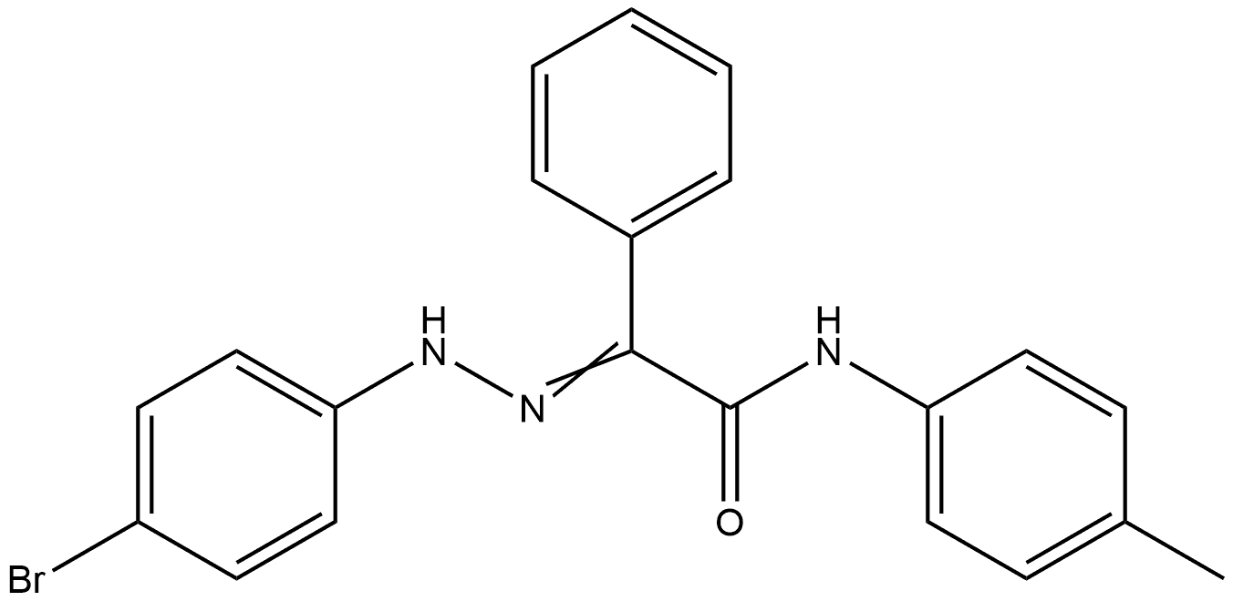 Benzeneacetamide, α-[2-(4-bromophenyl)hydrazinylidene]-N-(4-methylphenyl)- Structural