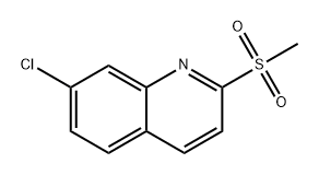 Quinoline, 7-chloro-2-(methylsulfonyl)- Structural
