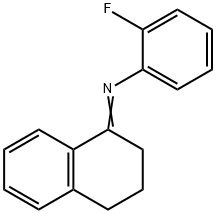 N-(3,4-Dihydronaphthalen-1(2H)-ylidene)-2-fluoroaniline Structural