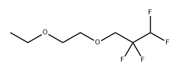 Propane, 3-(2-ethoxyethoxy)-1,1,2,2-tetrafluoro- Structural