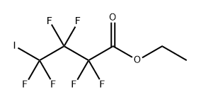 Butanoic acid, 2,2,3,3,4,4-hexafluoro-4-iodo-, ethyl ester Structural