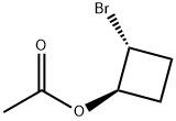 rac-(1R,2R)-2-bromocyclobutyl acetate, trans Structural