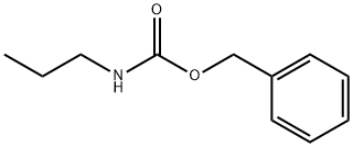 Carbamic acid, N-propyl-, phenylmethyl ester Structural