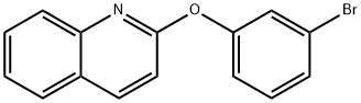 Quinoline, 2-(3-bromophenoxy)- Structural