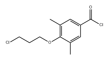 Benzoyl chloride, 4-(3-chloropropoxy)-3,5-dimethyl- Structural