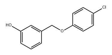 Phenol, 3-[(4-chlorophenoxy)methyl]- Structural