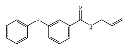Benzamide, 3-phenoxy-N-2-propen-1-yl- Structural