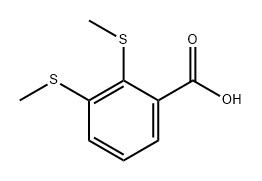 Benzoic acid, 2,3-bis(methylthio)- Structural