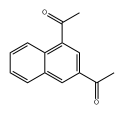 Ethanone, 1,1'-(1,3-naphthalenediyl)bis- (9CI) Structural