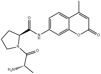 L-Prolinamide, L-alanyl-N-(4-methyl-2-oxo-2H-1-benzopyran-7-yl)- Structural