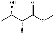 Butanoic acid, 3-hydroxy-2-methyl-, methyl ester, (2R,3S)- Structural