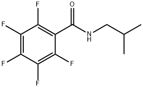 Benzamide, 2,3,4,5,6-pentafluoro-N-(2-methylpropyl)- Structural
