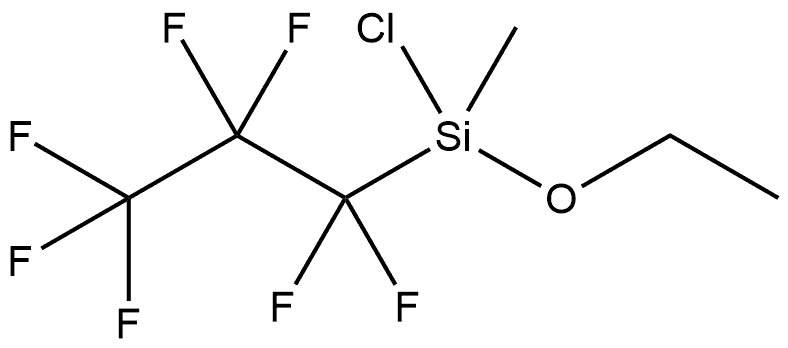 Silane, chloroethoxy(heptafluoropropyl)methyl- (6CI,8CI,9CI) Structural