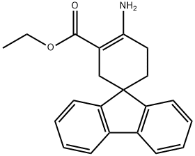Ethyl 4-aminospiro[cyclohex[3]ene-1,9''-fluorene]-3-carboxylate Structural