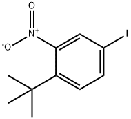 Benzene, 1-(1,1-dimethylethyl)-4-iodo-2-nitro- Structural