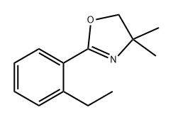 Oxazole, 2-(2-ethylphenyl)-4,5-dihydro-4,4-dimethyl- Structural