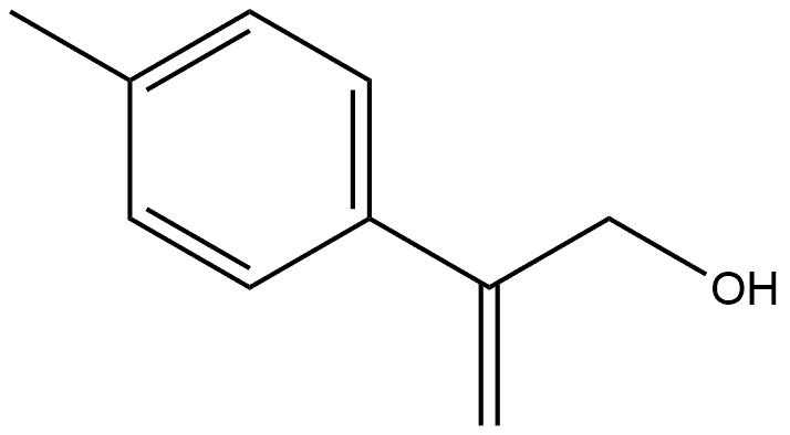 Benzeneethanol, 4-methyl-β-methylene- Structural