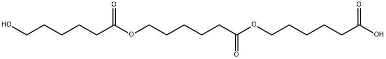 Hexanoic acid, 6-[(6-hydroxy-1-oxohexyl)oxy]-, 5-carboxypentyl ester (9CI) Structural