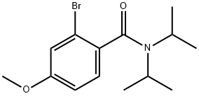Benzamide, 2-bromo-4-methoxy-N,N-bis(1-methylethyl)- Structural