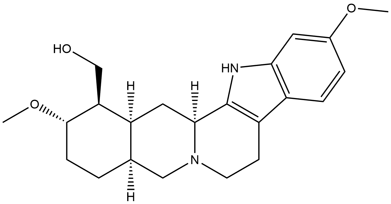 Yohimban-16-methanol, 11,17-dimethoxy-, (16β,17α,20α)- (9CI) Structural