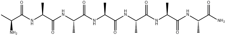 L-Alanyl-L-alanyl-L-alanyl-L-alanyl-L-alanyl-L-alanyl-L-alaninamide Structural