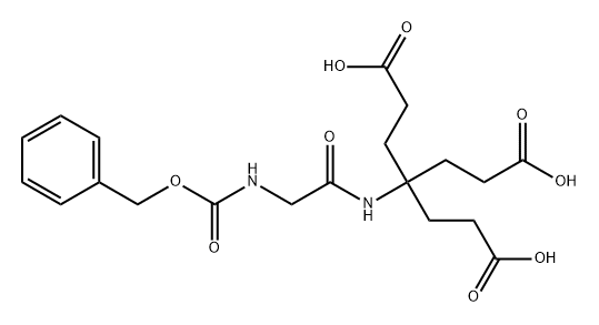Heptanedioic acid, 4-(2-carboxyethyl)-4-[[2-[[(phenylmethoxy)carbonyl]amino]acetyl]amino]- Structural